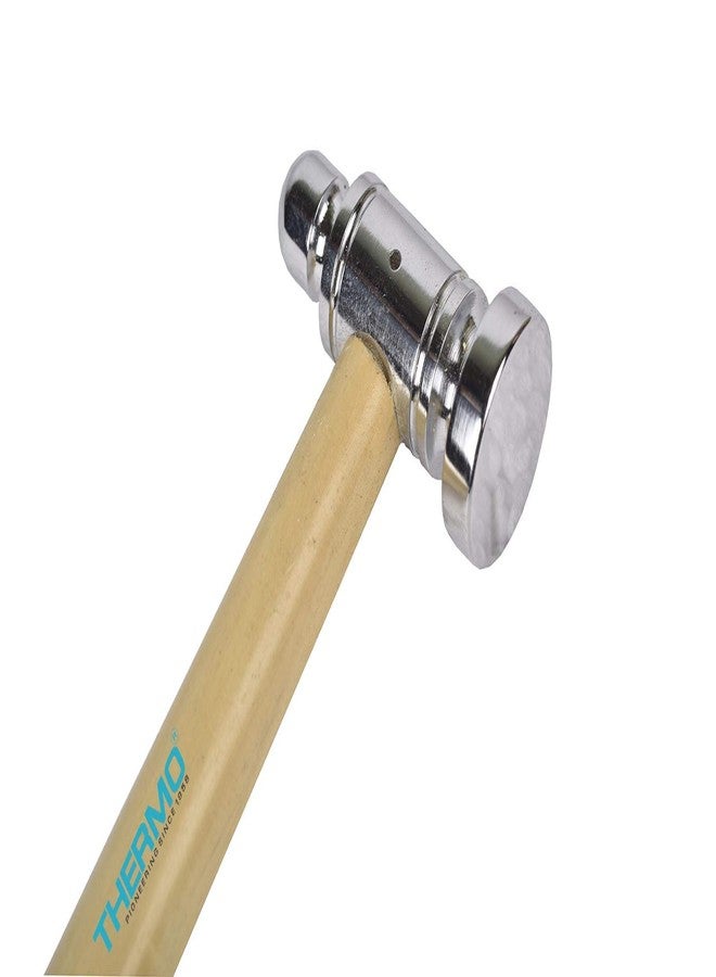 Thermo Chasing Hammer for Flattening & Texturing Soft Metals - Perfect for Jewelry Making, Metal Crafts, Goldsmiths, and Hobbyists - Made in Bharat - Image 2
